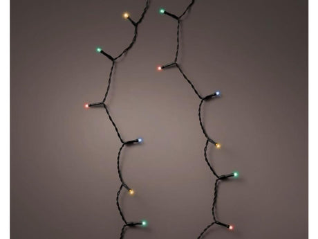 Lumineo durawise basic 48 lampek LED na baterie z funkcją lampy błyskowej i timerem 350 cm wielokolorowe