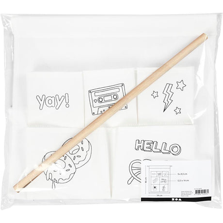 Firma Creativ https: www.cchobby.nl wiszące-organizator-wys-46-cm-szer-34-cm-145-gr-biały-1-częściowy