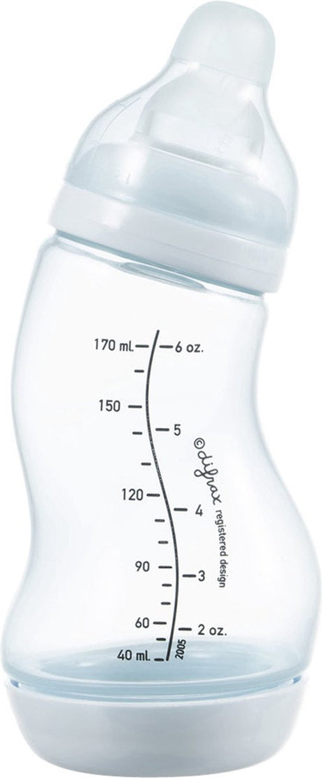 Butelka dla niemowląt Difrax naturalna - 170 ml - jasnoniebieska - 1 szt. - butelka s - antykolkowa