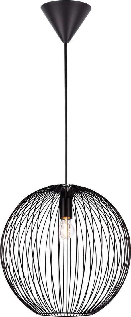 Nordlux beroni 35-lampa wisząca-e27-metal-czarna