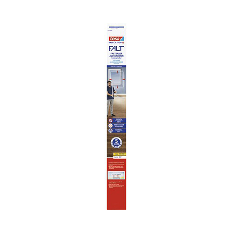 tesa 1074278 - okno aluminiowe białe | 1 szt