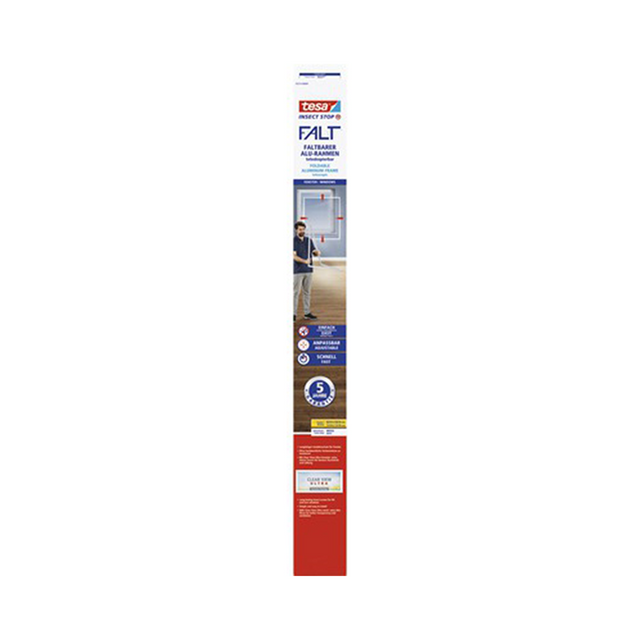 tesa 1074278 - okno aluminiowe białe | 1 szt