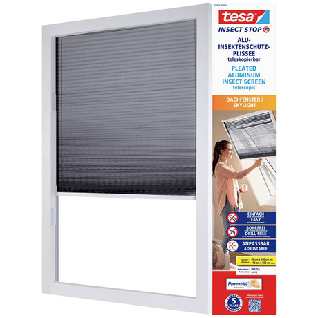 Tesa 1074289 - ochrona przed owadami, antracytowa | 1 szt