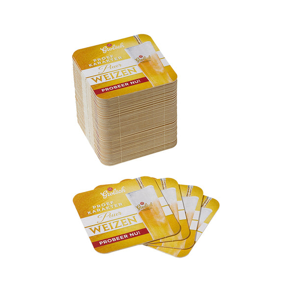 Grolsch weizen bierviltjes (2x 100 stuks)