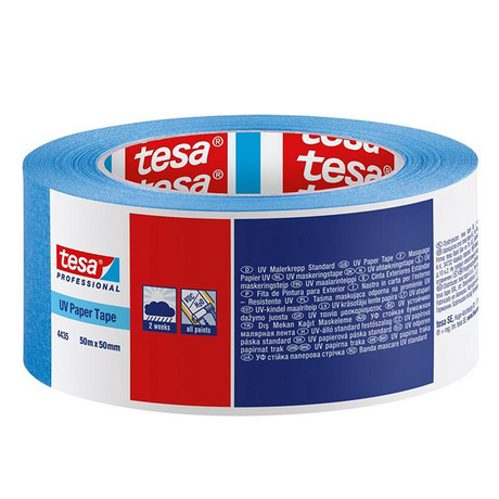 Tesa professional 1075578 - 4435 taśma papierowa UV 50m x 50mm | 6 sztuk