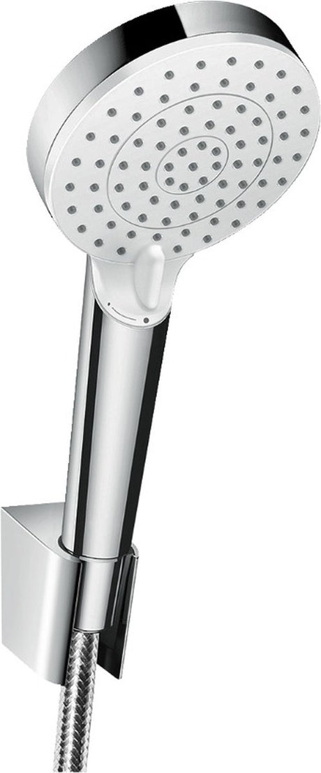 Zestaw prysznicowy Hansgrohe Crometta vario Porter ecosmart z wężem 125cm biały chrom