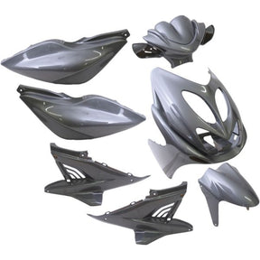 Zestaw płytek krawędziowych 9-częściowy do Yamaha Aerox do roku produkcji 2014 - antracyt