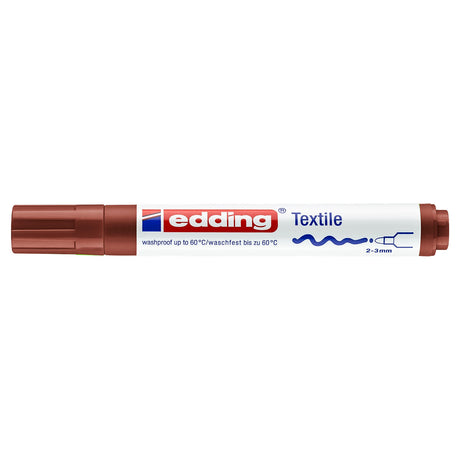 Edding 4500 • Marker tekstylny 2-3mm brązowy