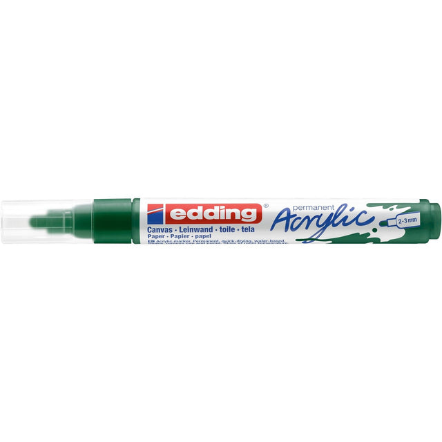 Edding 5000 • Marker akrylowy, średnia zieleń mchu