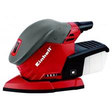 Elektryczna szlifierka wielofunkcyjna Einhell te-os 1320 - 130 w - powierzchnia szlifowania: 150 x 150 x 100 mm - w zestawie. 3x arkusze ścierne