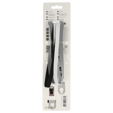 Segregator Simson Trio 71 cm czarno-biało-szary