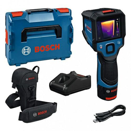 Bosch professional gtc 12v-450-13 - kamera termowizyjna - w zestawie akumulator 12v - ładowarka - l-boxx