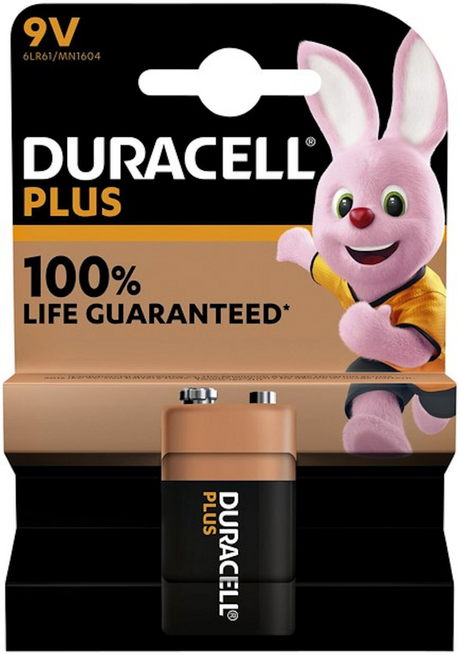 Duracell plus alkaliczne 100% 9V 6LR61 Każdy