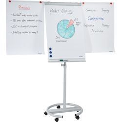 Mobilny flipchart franken pro mobil plus fc24r szary