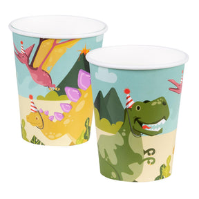 Kubki papierowe Boland Dino Party zestaw 10 sztuk 21cl