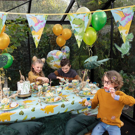 Boland słomki papierowe dino party 3 wzory zestaw 6 sztuk 20cm