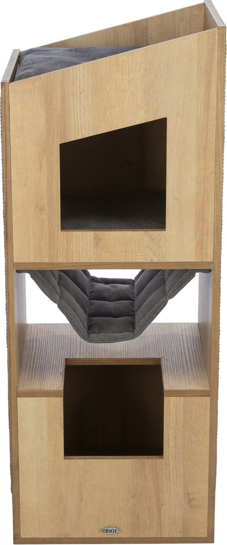 Trixie citystyle - wieża dla kota - brązowo-szara - drapak - 105 cm