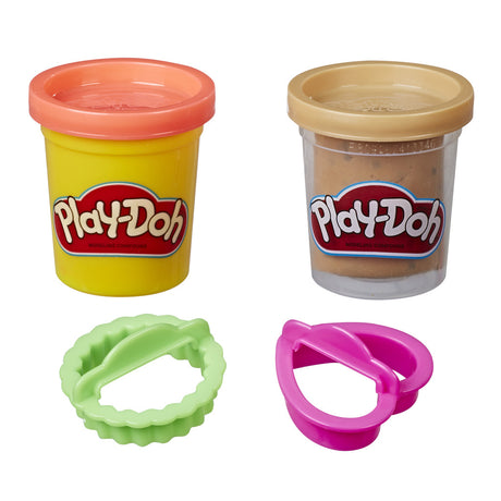 Play-doh kreacje kuchenne słoik na ciasteczka z 2 kolorami gliny w różnych kolorach