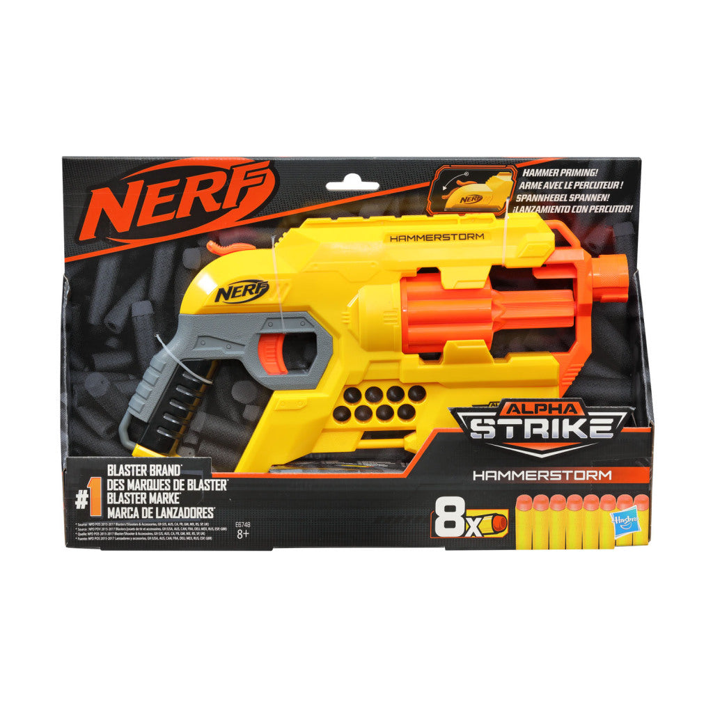 Nerf Alpha Strike Hammerstorm Blaster + 8 rzutek