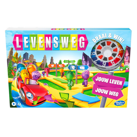 Hasbro ścieżka życia - rodzinna gra planszowa dla 2 do 4 graczy - gra wewnętrzna dla dzieci od 8 lat - pałeczki w 6 kolorach