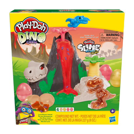 Hasbro Play-Doh Slime Hydro Glitz Dino Wulkan