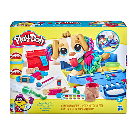 Zestaw do zabawy weterynaryjnej Play-Doh - modelina - w tym 5 garnków - rękodzieło dla dzieci