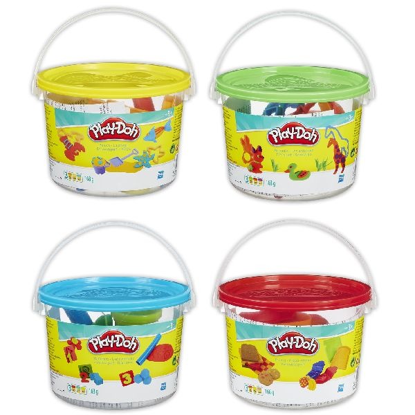 Mini wiaderko Play-doh z 3 doniczkami + akcesoria