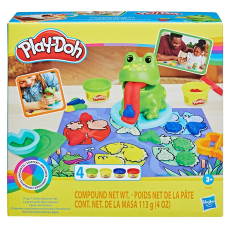 Zestaw startowy z żabką Play-Doh i kolorami