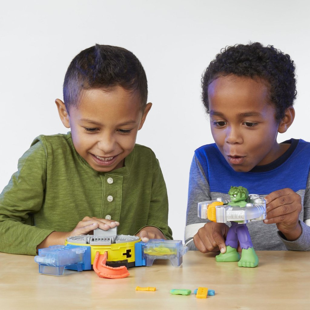 Zestaw Play-Doh Marvel Hulk Smash Squish - 4 gliniane garnki
