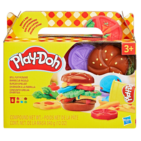 Play-doh zestaw do zabawy z grillem, kuchnia do zabawy, zabawki dla dzieci w wieku od 3 lat