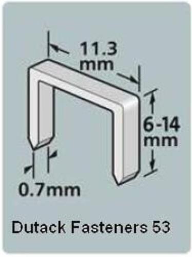 Zszywki Dutack seria 53 cnk 6mm blister 1000 szt. - 5011012