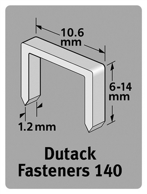 Zszywki Dutack seria 140 8mm 1000szt (nml)