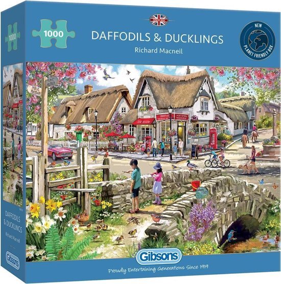 Gibsons puzzle żonkile i kaczątka 1000 elementów