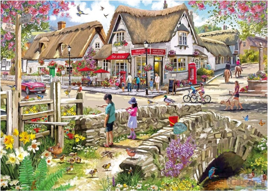 Gibsons puzzle żonkile i kaczątka 1000 elementów