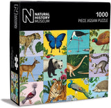 Puzzle 1000 elementów historia naturalna. 69x50