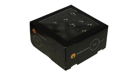 W b. 36 glassballs wire black 40 mm