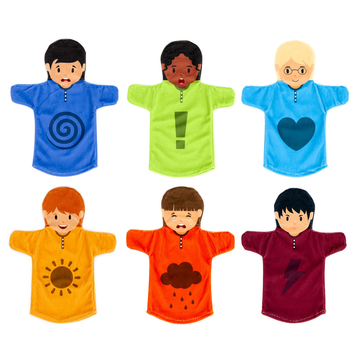 Achoka Hand Puppets Emotion, 6.