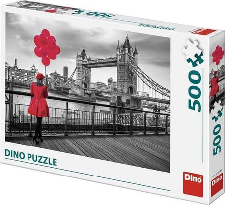 Puzzle dinozaury Dinotoys - Tower Bridge w Londynie - 500 elementów