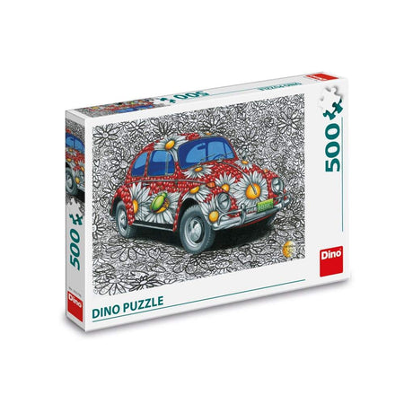 Dinotoys puzzle dino malowane vw beetle - 500 elementów