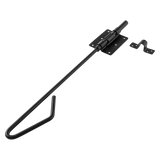 Mack 1069145 - zatrzask bagnetowy czarny 25 cm | 5 sztuk