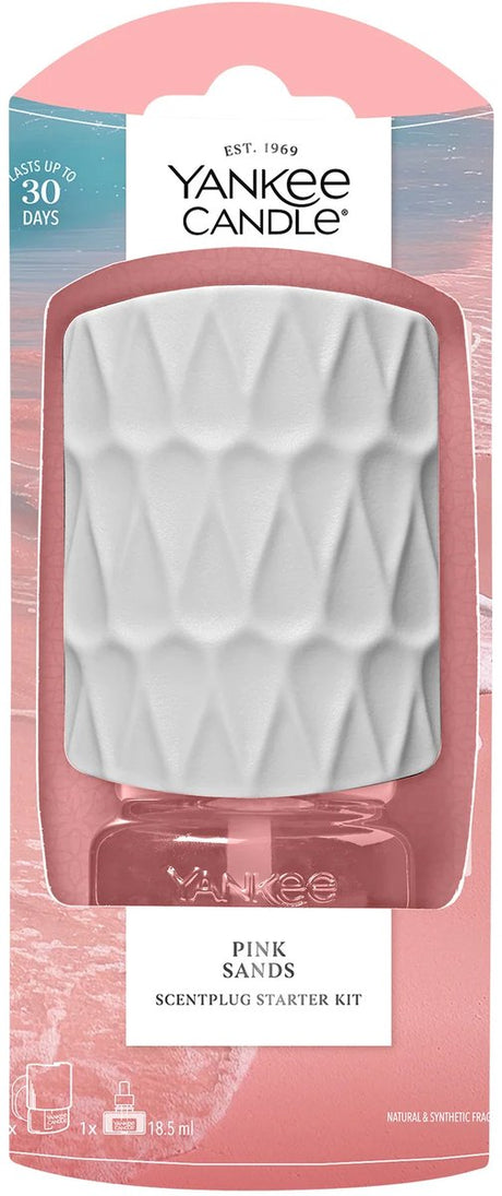 Yankee Candle - pink sands - zestaw startowy z elektrycznym dyfuzorem