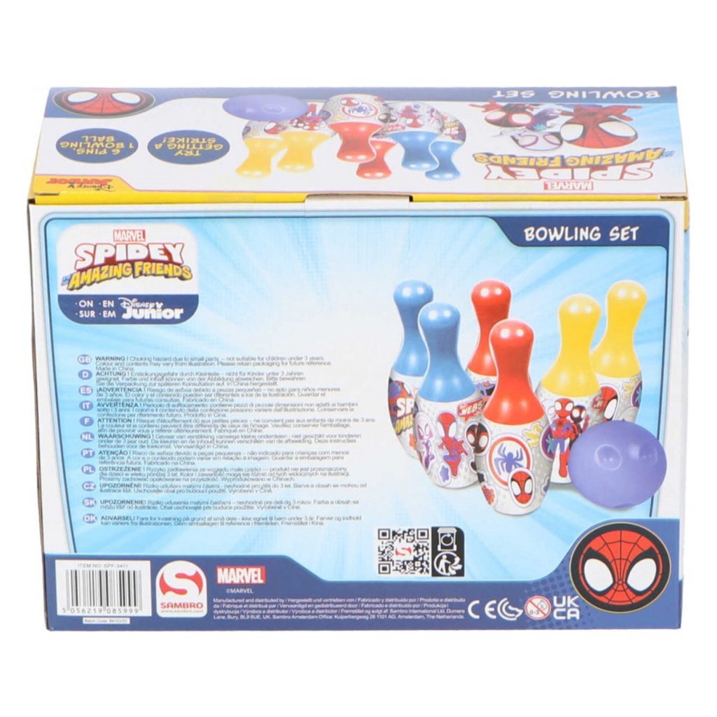 Zestaw do kręgli Marvel Spidey i przyjaciele