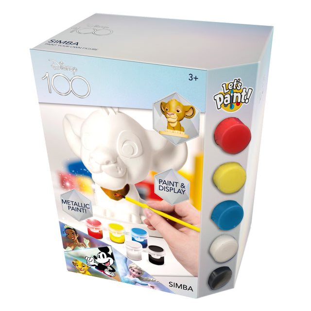 Disney 100 lat tworzenia gipsowej figurki Simby