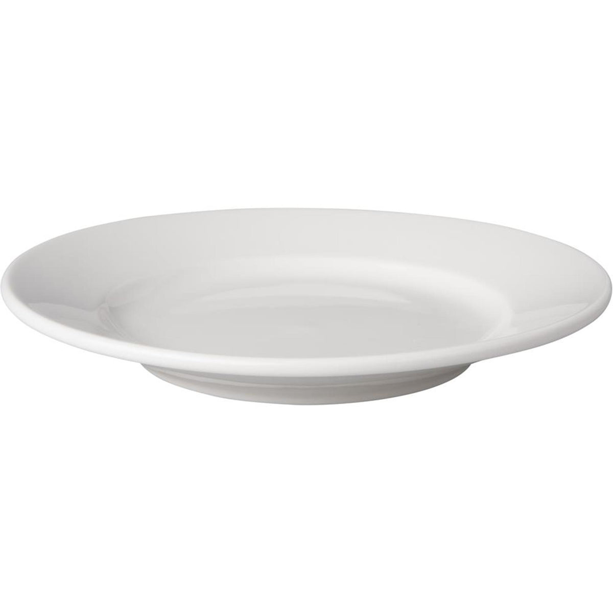 Talerz Mammoet z szeroką krawędzią, porcelana budgeltline, biała, 18 cm, zestaw 6 sztuk