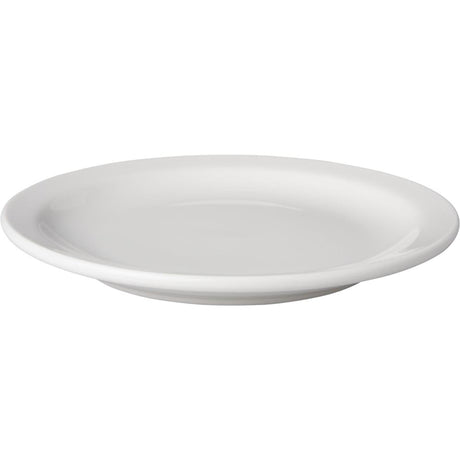 Mamutowy talerz do ciasta Budgetline z wąską krawędzią, porcelana 16 cm, zestaw 6 sztuk