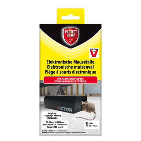 Pro-tect 1076861 - elektroniczne pułapki na myszy 1. ochrona domu | 1 szt