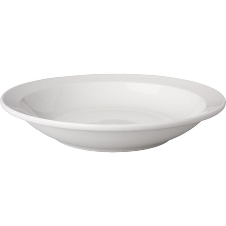 Talerz Mammoth Deep Budgetline 21,5 cm z wąskimi krawędziami, porcelana biała (zestaw 6 szt.)