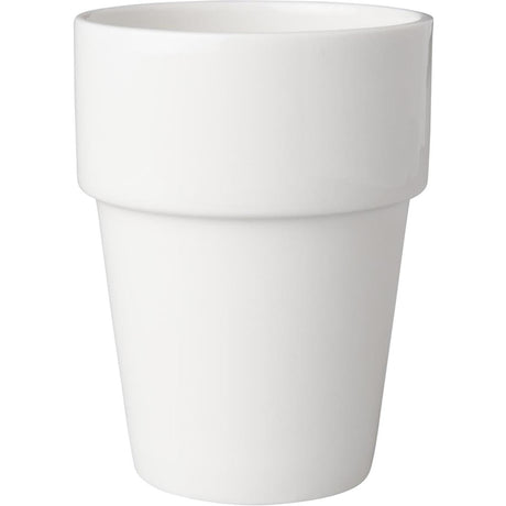 Kubek do mleka Mammoet Budgetline porcelanowy 190 ml biały (zestaw 6 szt.) śr. 7,5 x wys. 10