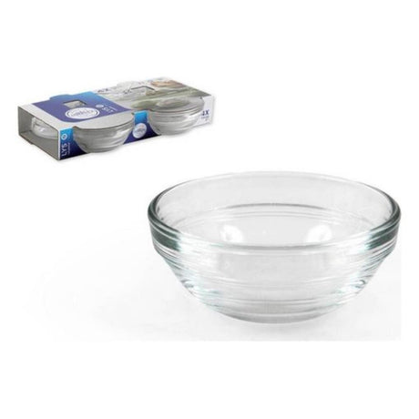 Duralex miska Lys, okrągła, twarda, szklana, 70 ml, 7,5 cm, 4 sztuki