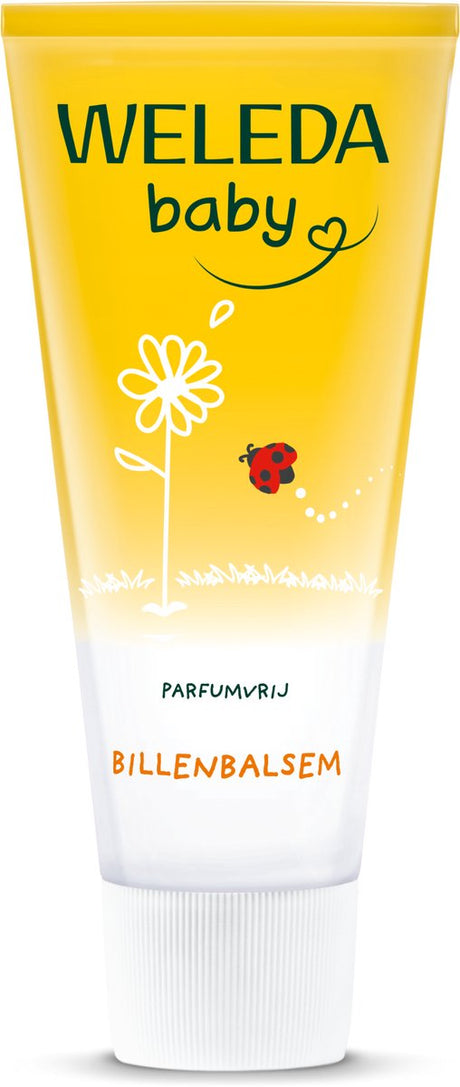 Weleda baby Calendula Buttocks balsam bezzapachowy - maść na pośladki - pomaga zregenerować podrażnione pośladki dziecka - chroni przed odparzeniami pieluszkowymi - 100% naturalnych składników - 75ml